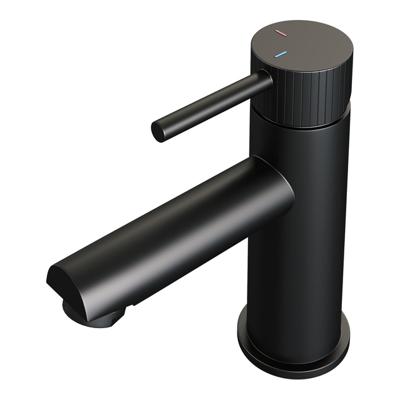 BRAUER Stripe Lage Opbouw Wastafelmengkraan - model A - mat zwart 5-S-001-HD7