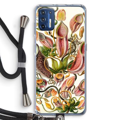 Haeckel Nepenthaceae: Motorola Moto G9 Plus Transparant Hoesje met koord