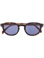 Eyewear by David Beckham lunettes de soleil à monture rectangulaire - Marron