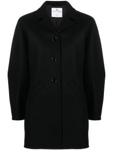 Courrèges manteau Prism à simple boutonnage - Noir