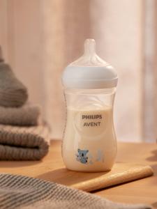 Fles 260 ml PHILIPS AVENT Natural Response grijs