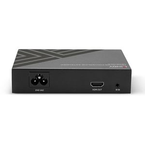 Lindy 38227 audio/video extender AV-receiver Zwart