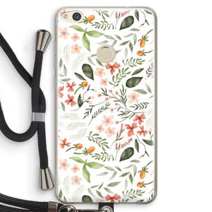 Sweet little flowers: Huawei Ascend P8 Lite (2017) Transparant Hoesje met koord