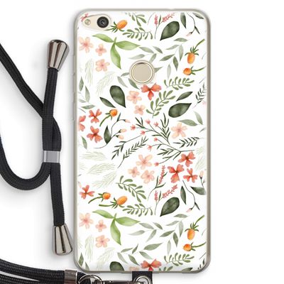 Sweet little flowers: Huawei Ascend P8 Lite (2017) Transparant Hoesje met koord