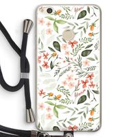 Sweet little flowers: Huawei Ascend P8 Lite (2017) Transparant Hoesje met koord