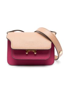 Marni Kids sac porté épaule à design colour block - Rose