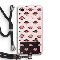 Lipjes: Pixel 3 XL Transparant Hoesje met koord