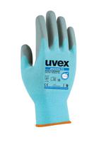 Uvex 6008011 beschermende handschoen Blauw, Grijs Polyethyleen, Elastaan, Polyamide 1 stuk(s)
