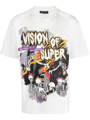 Vision Of Super t-shirt en coton à imprimé graphique - OFF WHITE