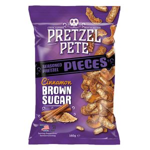 Pretzel Pete - Cinnamon Brown Sugar Pretzel Pieces - 160g