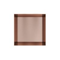 Hotbath &More Inbouwnis - 30 x 30 x 10 cm - Frameless - Geborsteld Koper PVD