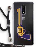 Pew Pew Pew: OnePlus 7 Transparant Hoesje met koord