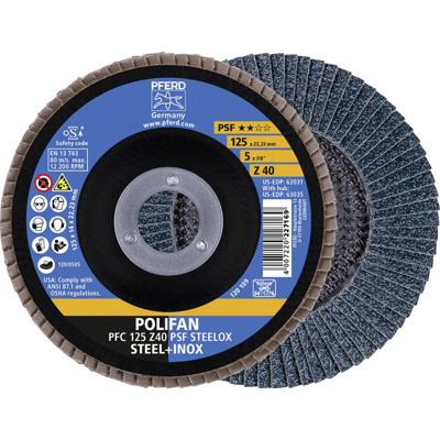 PFERD TOOLS 67764125 Z Psf Steelox Lamellenschijf Diameter 125 mm Boordiameter 22.23 mm 10 stuk(s)