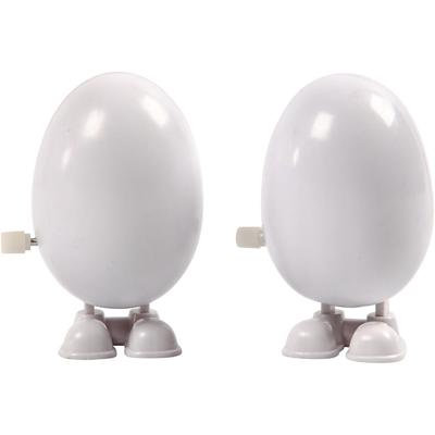 Creativ Company Mechanieken voor figuren, h: 7 cm, wit, 2 stuk/ 1 doos