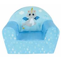 Armstoel Fun House LEON LE DRAGON Blauw Schuim 42 x 52 x 33 cm
