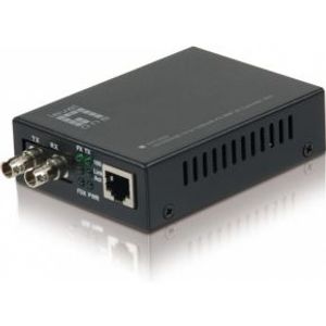 LevelOne FVT-2002 netwerk media converter 100 Mbit/s 1310 nm Zwart