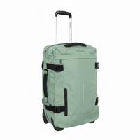 New Rebels Gassaway Trolley Medium | Reiskoffer 52L | Lichtgewicht Koffer met Dubbele Wielen | 60x36x24cm | Salie groen