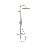 Regendoucheset BWS Sensa Cool Touch Thermostatisch 30 cm hoofddouche Geborsteld RVS