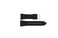 Horlogeband Guess W0057G1 Silicoon Zwart 27mm