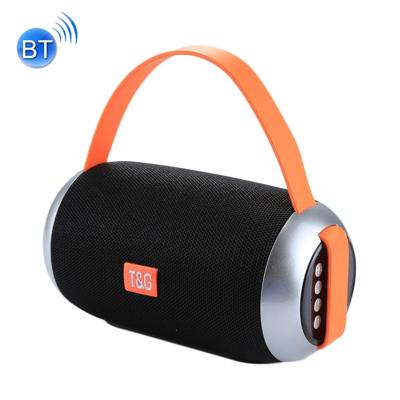 TG112 Draagbare Bluetooth luidspreker met Mic & FM radiofunctie ondersteuning voor Hands-free & TF kaart & U schijf Play(Black)