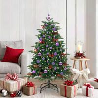 VidaXL Kunstkerstboom groen 150 cm pvc en metaal en plastic