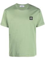 Stone Island t-shirt à patch logo - Vert