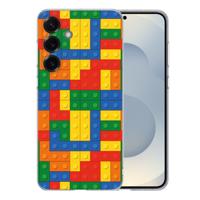 TPU Hoesje Samsung Galaxy S25 Plus - Blokken Backcover TPU Hoesje Samsung Galaxy S25 Plus - Blokken Backcover