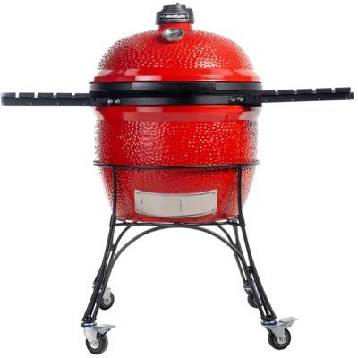Kamado Joe big joe i houtskoolbarbecue (rood/zwart, ø 61cm)