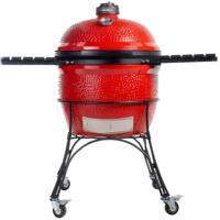 Kamado Joe big joe i houtskoolbarbecue (rood/zwart, ø 61cm)