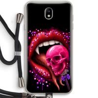 Dodelijk zoet: Samsung Galaxy J7 (2017) Transparant Hoesje met koord
