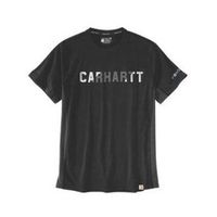 Carhartt Force Flex Block Logo Black T-Shirt Heren - thumbnail