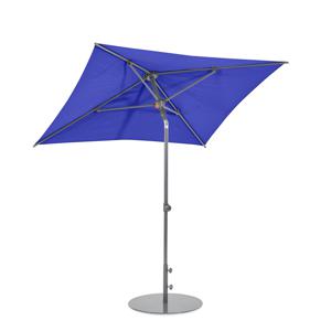 Leco - Parasol - 160x200 cm - 30° Kantelbaar - UV-Beschermend - Aluminium Frame - Blauw