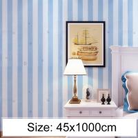 Creatieve PVC Autohesion bakstenen decoratie behang stickers slaapkamer woonkamer muur waterdicht behang roll grootte: 45 x 1000cm (hemelsblauw)