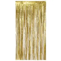 Deur deco gordijn goud
