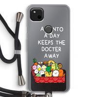 Bento a day: Pixel 4a Transparant Hoesje met koord