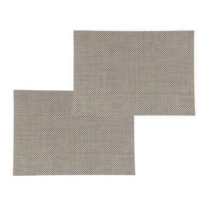 Secret de Gourmet Texaline placemat - Set van 4x stuks - beige - 50 x 35 cm - Tafel Onderleggers