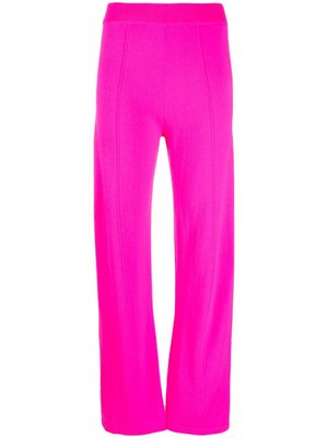 Chinti & Parker pantalon de jogging en maille fine à coupe ample - Rose