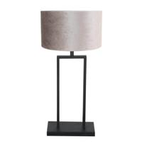 Steinhauer Tafellamp 55cmStang met zilvere kap - 3858ZW