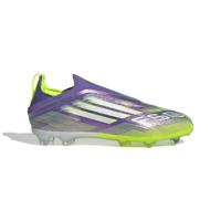 adidas F50 Elite Veterloze Gras Voetbalschoenen (FG) Kids Paars Wit Neongeel