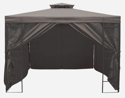 Premium Zijwanden Voor Tuinpaviljoen Antraciet - 4 Delig Premium Zijwanden Voor Tuinpaviljoen Antraciet - 4 Delig