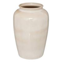 Atmosphera Bloemenvaas Dune - beige - keramiek - D20 x H29 cm