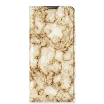 Motorola Moto E20 | Standcase | Marmer Goud