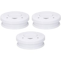 3x Optische rookmelders wit 3x Optische rookmelders wit