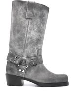 Paris Texas bottines Roxy 45 mm en daim - Gris - thumbnail