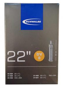 Schwalbe binnenband DV8 22 x 1 3/8 (28/44 489/484) DV 32 mm