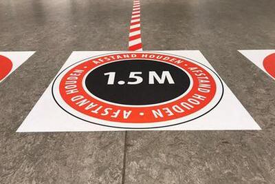 Vloersticker 130x190 cm