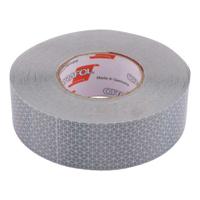 Reflecterende tape 50 mtr wit