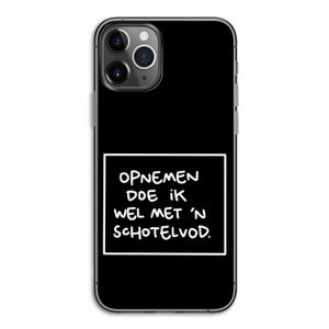 Schotelvod: iPhone 11 Pro Transparant Hoesje