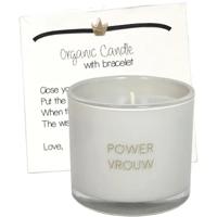 'My Flame - Geurkaars - 'Powervrouw' met wensarmbandje' kopen? | FOR YOU GIFTS