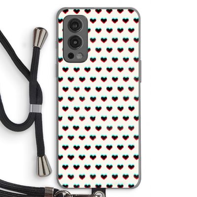 Hartjes: OnePlus Nord 2 5G Transparant Hoesje met koord